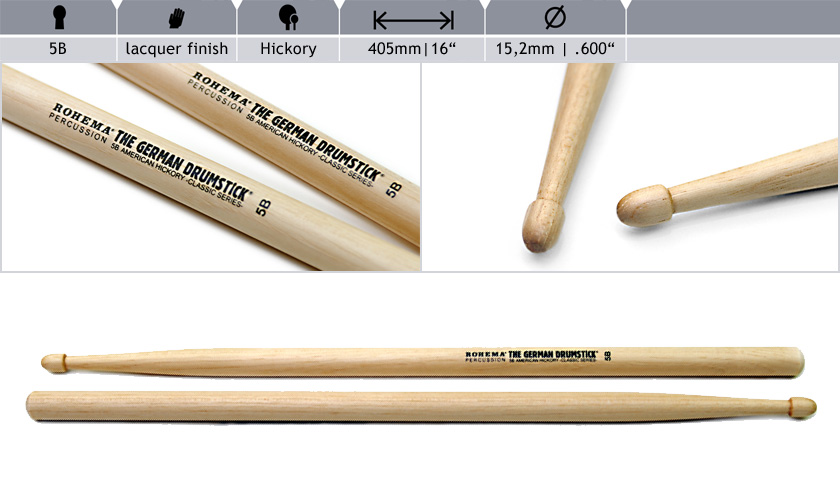 Rohema Drumsticks (10 paar)