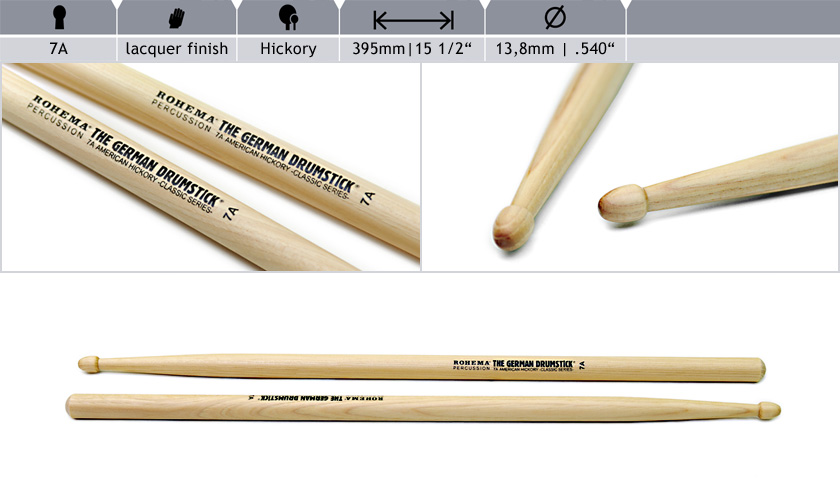 Rohema Drumsticks (10 paar)