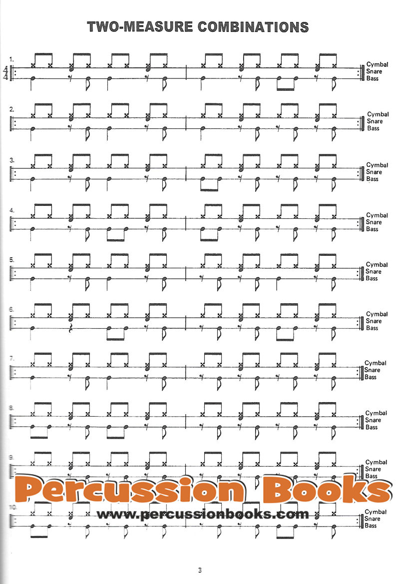 Mini-Monster Book of Rock Drumming Sample1