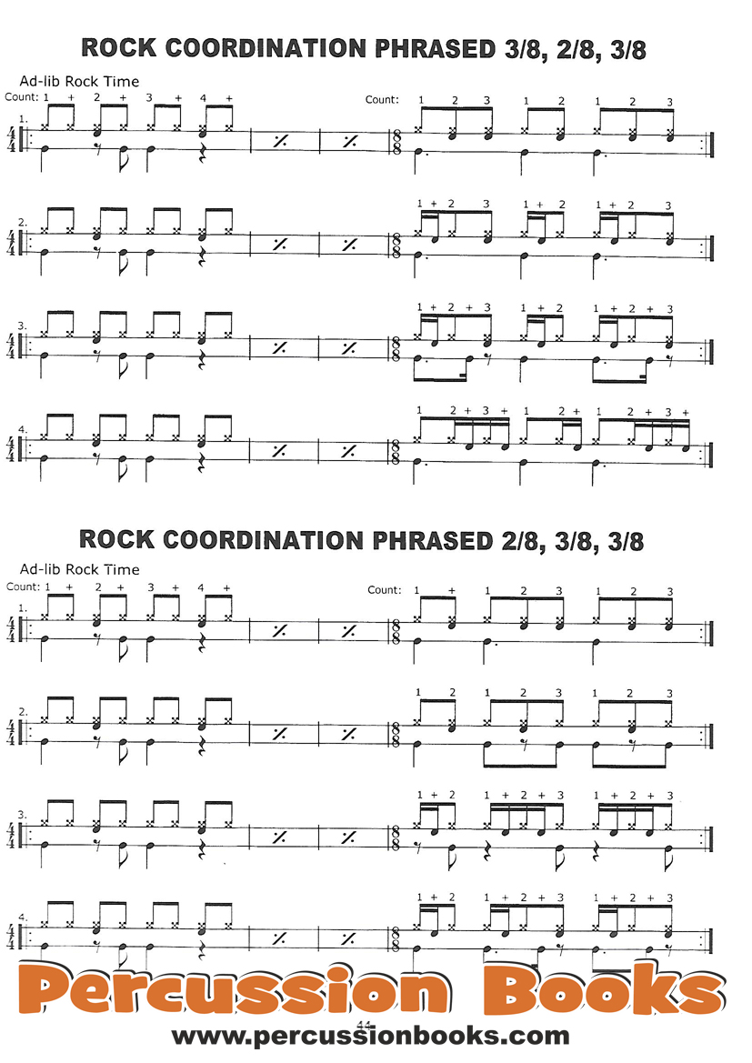 Mini-Monster Book of Rock Drumming Sample2