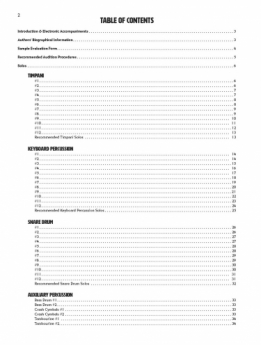 Book Of Percussion Audition Music, The