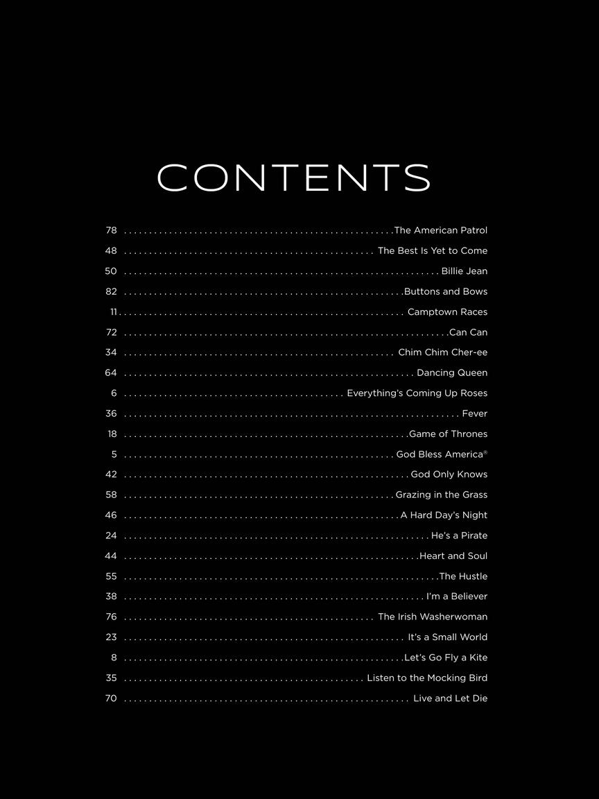 The First 50 Songs You Should Play On Xylophone table of contents 1