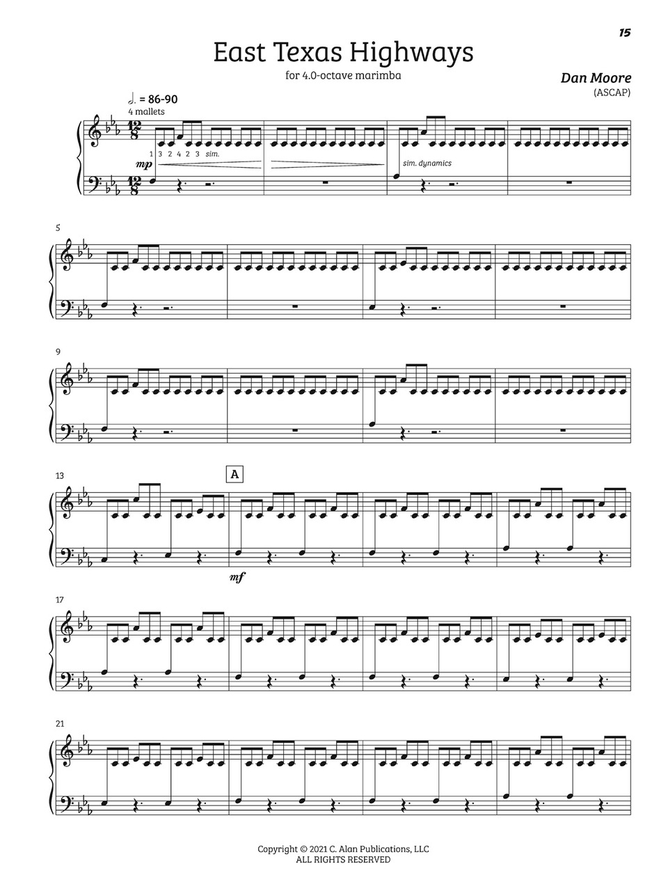 Lion's Roar, The (11 Sequential Intermediate Solos for Marimba)
