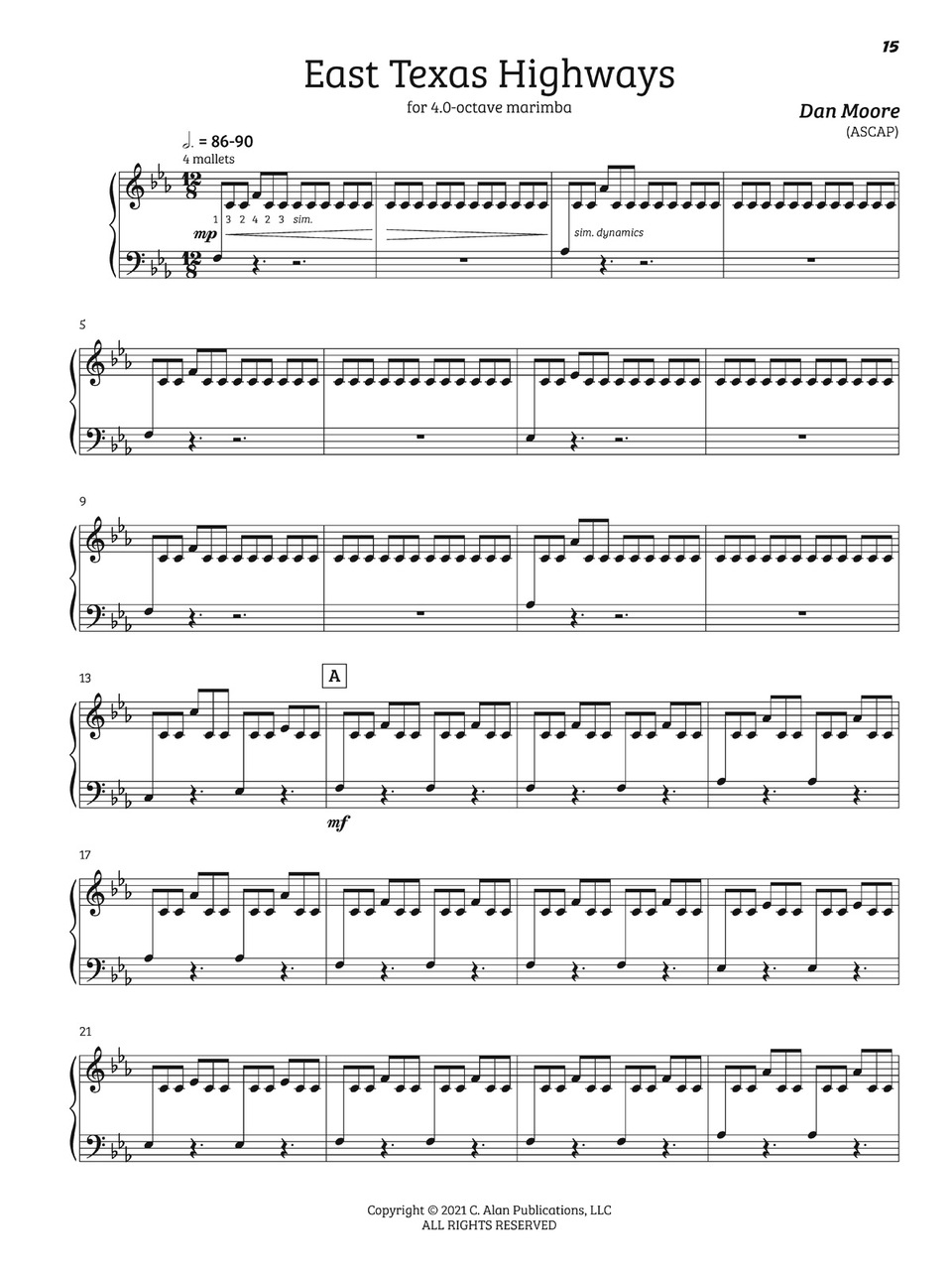 Lion's Roar, The (11 Sequential Intermediate Solos for Marimba)