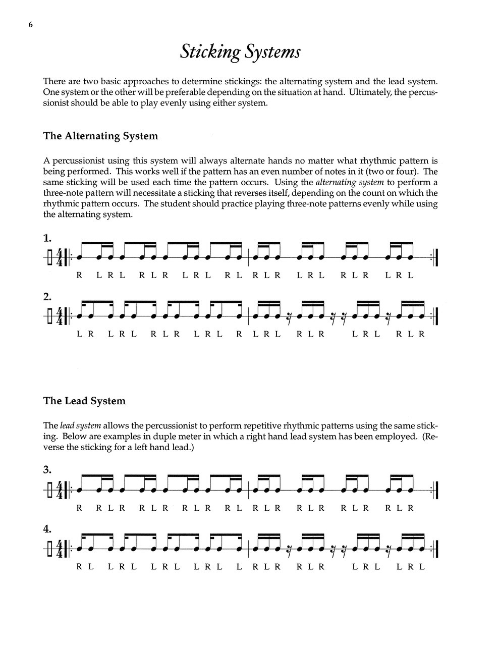 Sequential Approach to Rudimental Snare drum