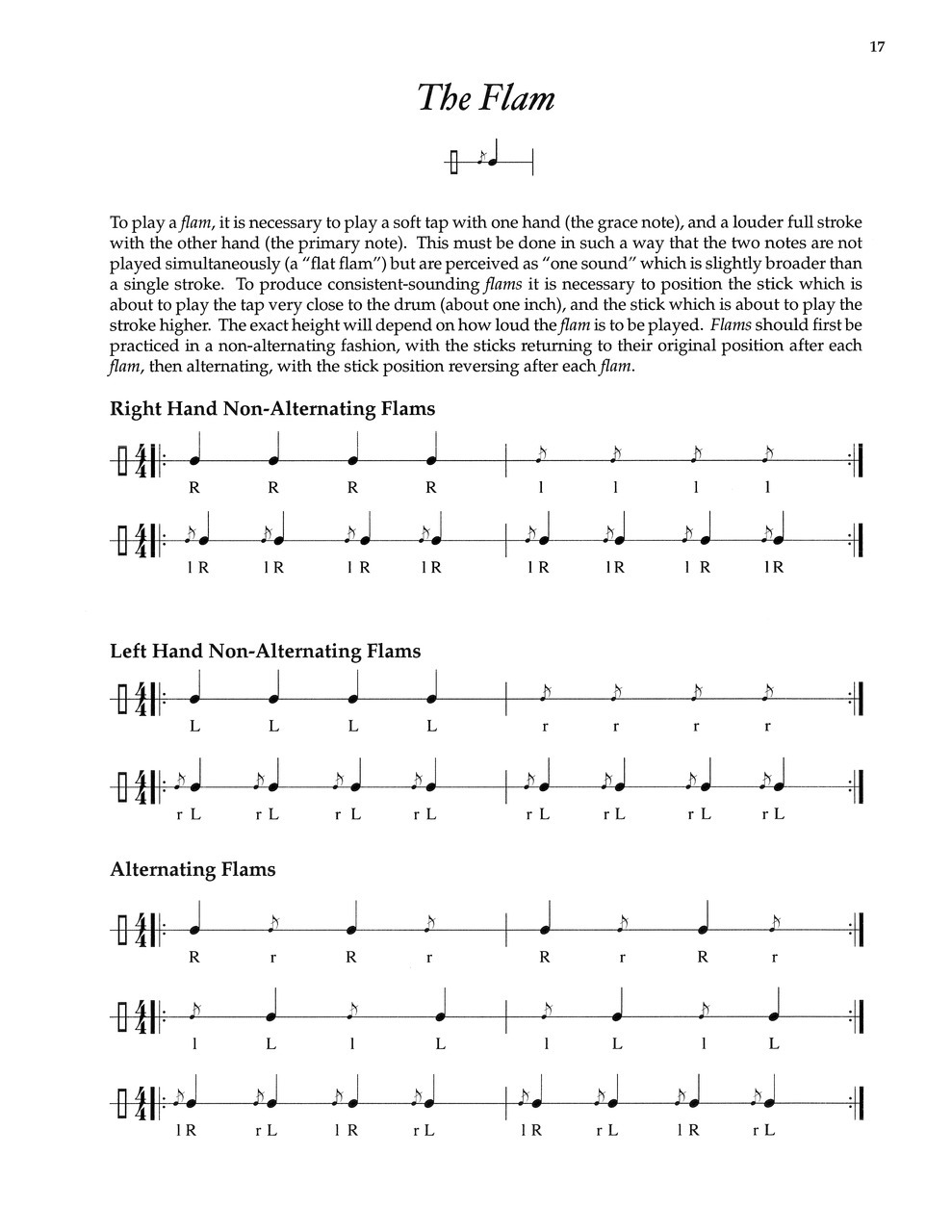 Sequential Approach to Rudimental Snare drum