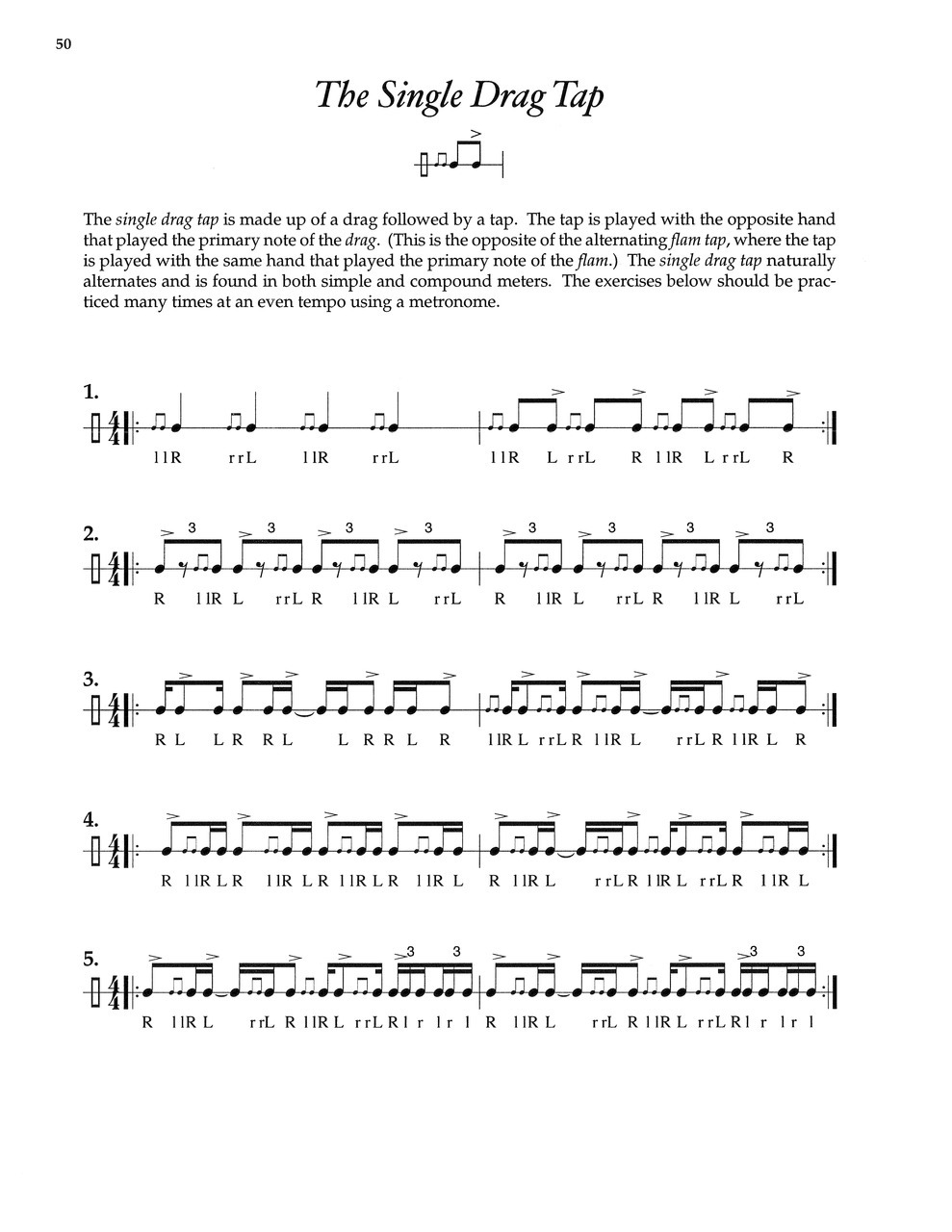 Sequential Approach to Rudimental Snare drum