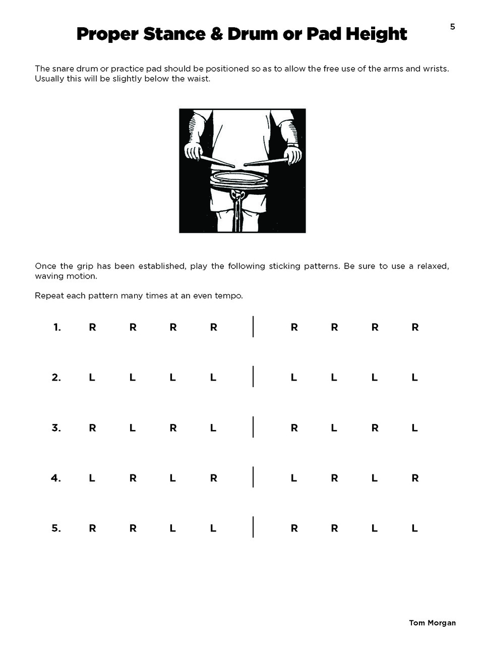 Sequential Approach to Fundamental Snare Drum