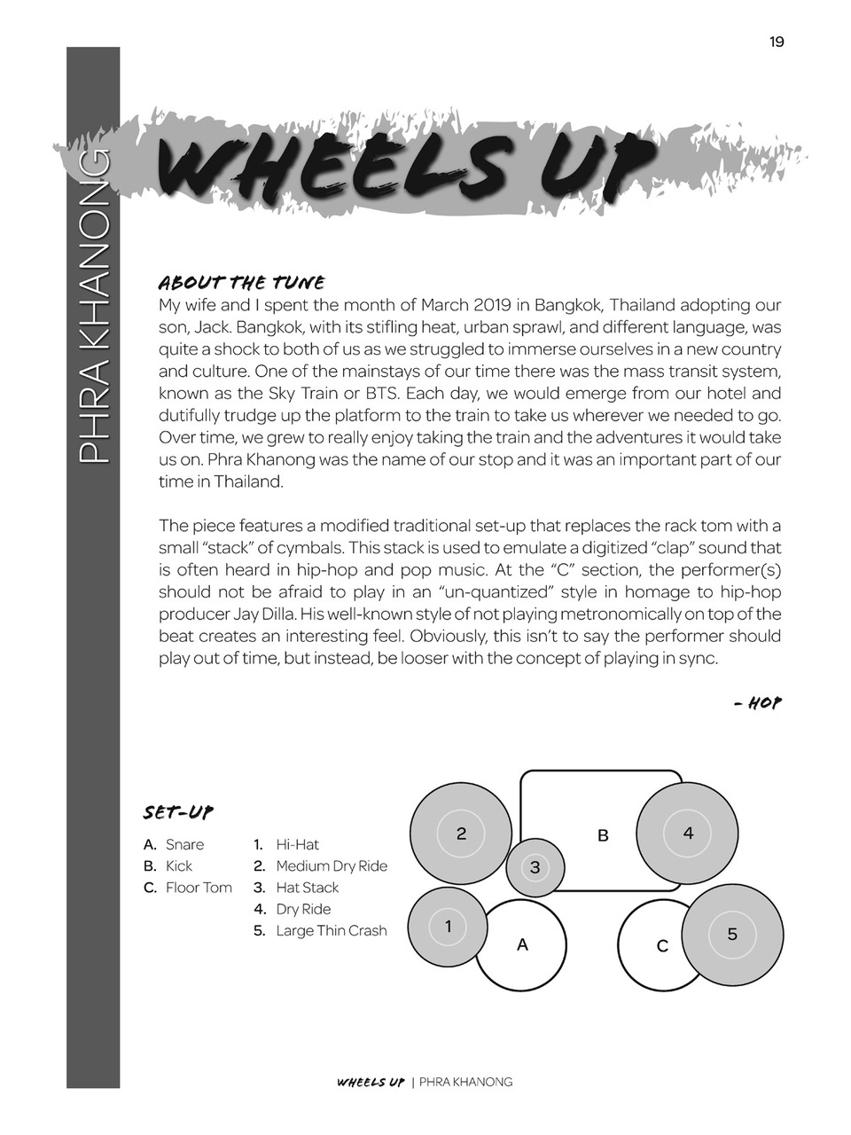 Wheels Up (5 Solos for Drum Set + Track)