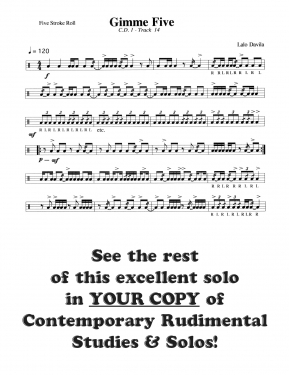 Contemporary Rudimental Studies and Solos + Downloads
