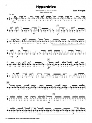 10 Sequential Solos for Rudimental Snare Drum