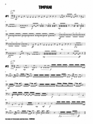 Book Of Percussion Audition Music, The