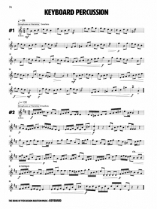 Book Of Percussion Audition Music, The