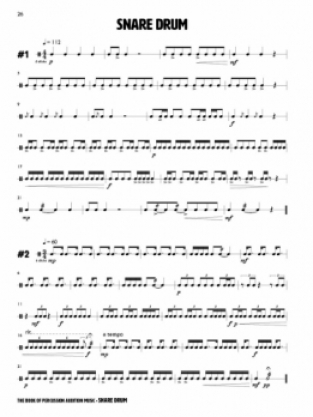 Book Of Percussion Audition Music, The