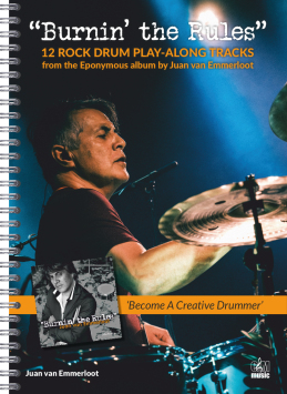 Burnin' the Rules | Juan van Emmerloot | 12 Rock drum play-along tracks