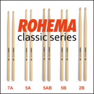 Rohema Classic Series: Professionele, stevige, duurzame en vriendelijke geprijsde drumstokken.